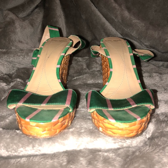 Kate spade strap basket wedges - Picture 4 of 6